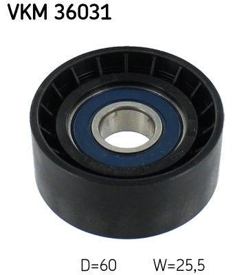 Vratná/vodiaca kladka rebrovaného klinového remeňa SKF (VKM 36031)